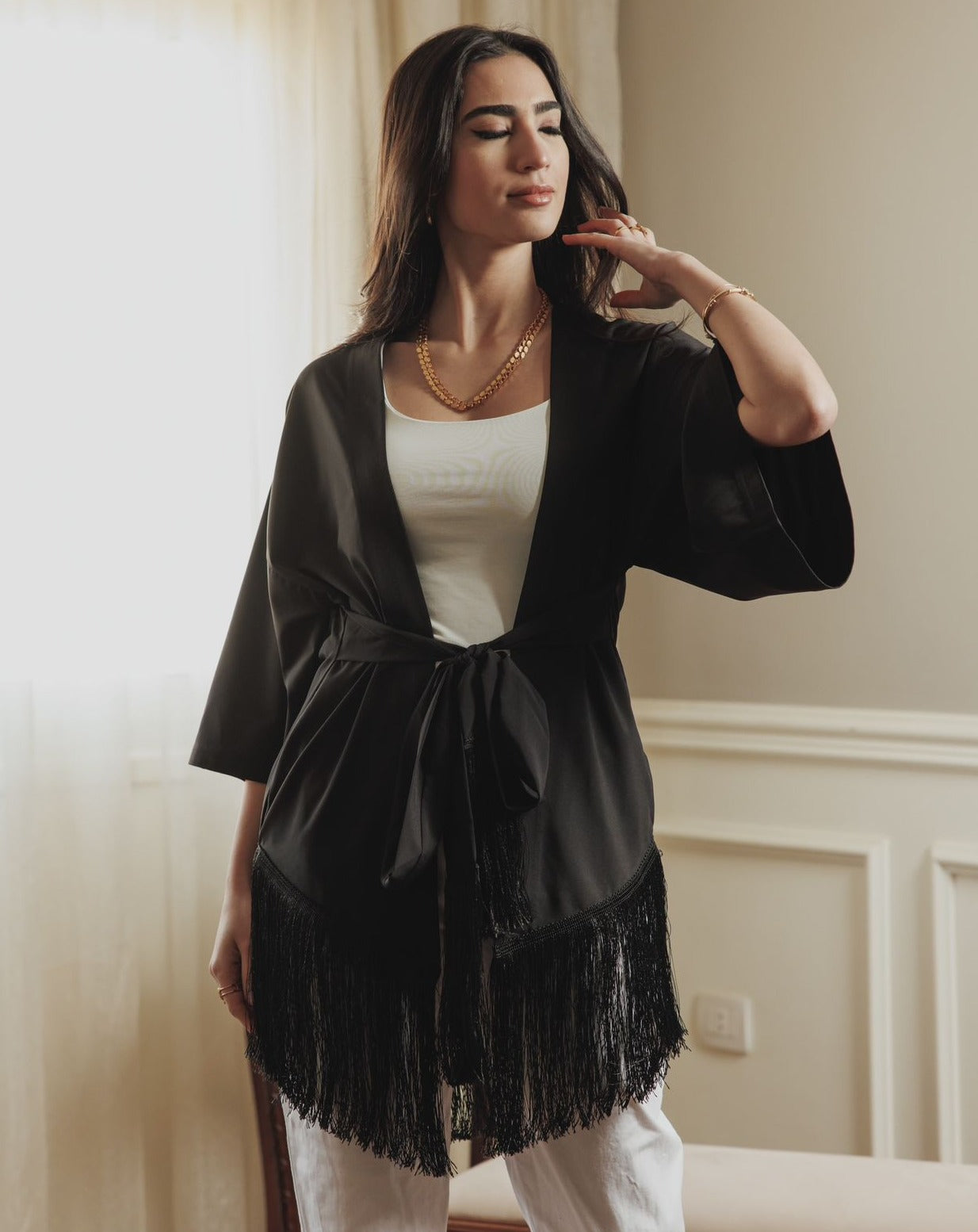 Soft Fringes Cardigan