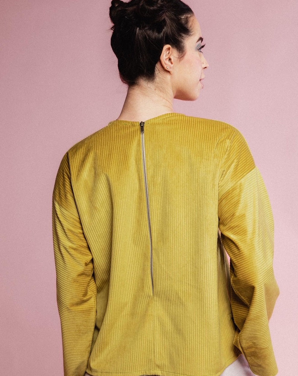The zipped high low top