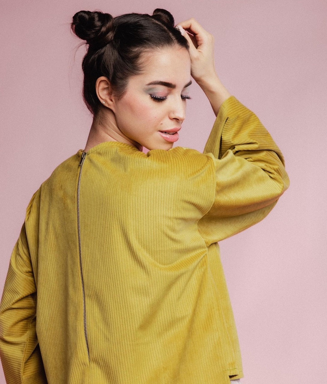 The zipped high low top